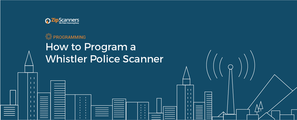 How to Program a Whistler Police Scanner