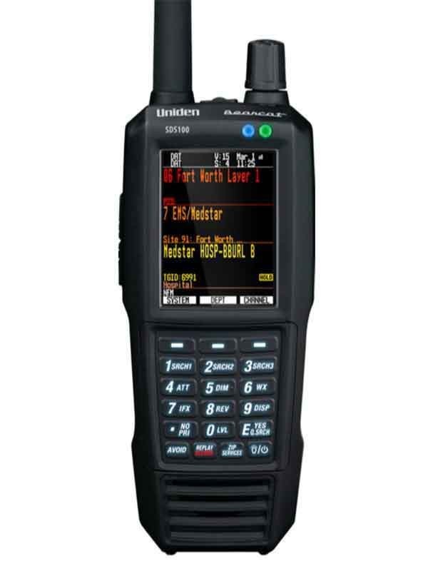 SDS100 Police Scanner Uniden Digital Handheld Scanner hero