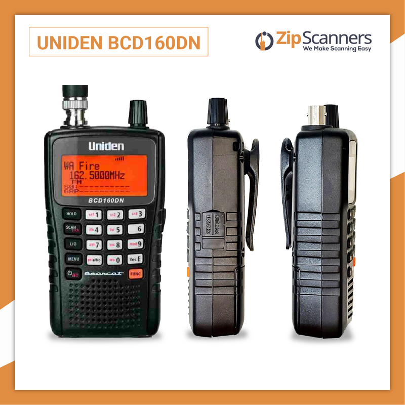 BCD160DN Police Scanner | Uniden Digital Handheld Scanner