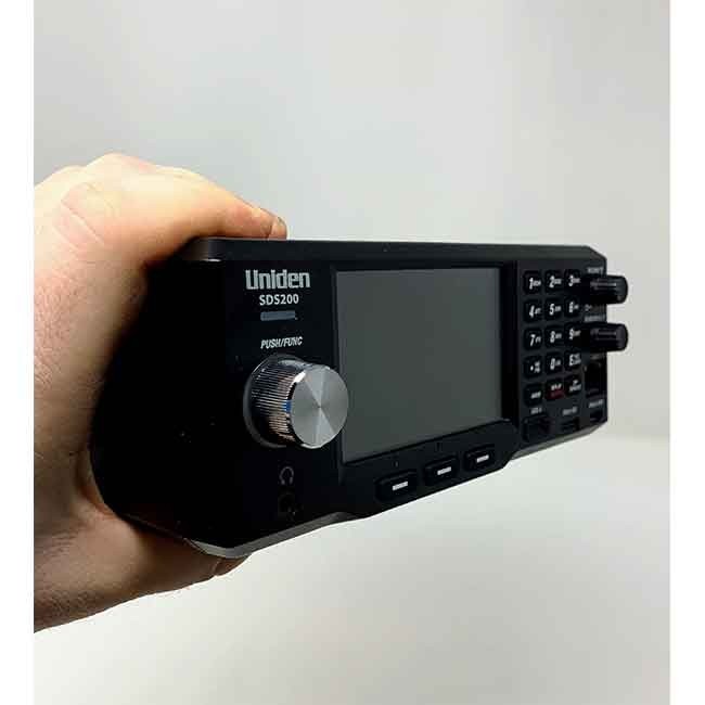 SDS200 Police Scanner Uniden Digital Base/Mobile Scanner front left hand
