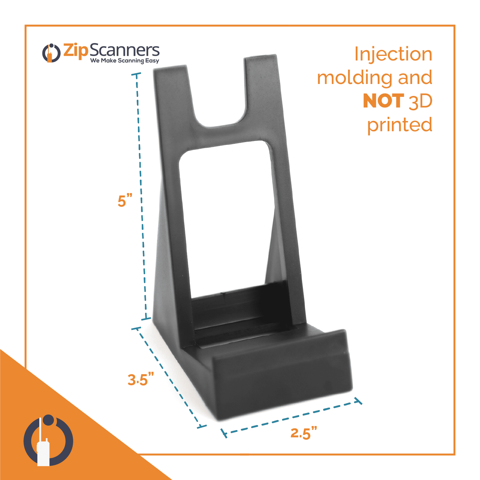Desktop Stand For Whistler TRX-1 Police Scanner - 3D Printed Holder To ...