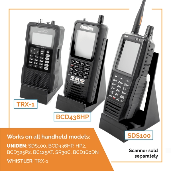 Stand for Police Scanner Radios | Uniden & Whistler Handheld Scanners