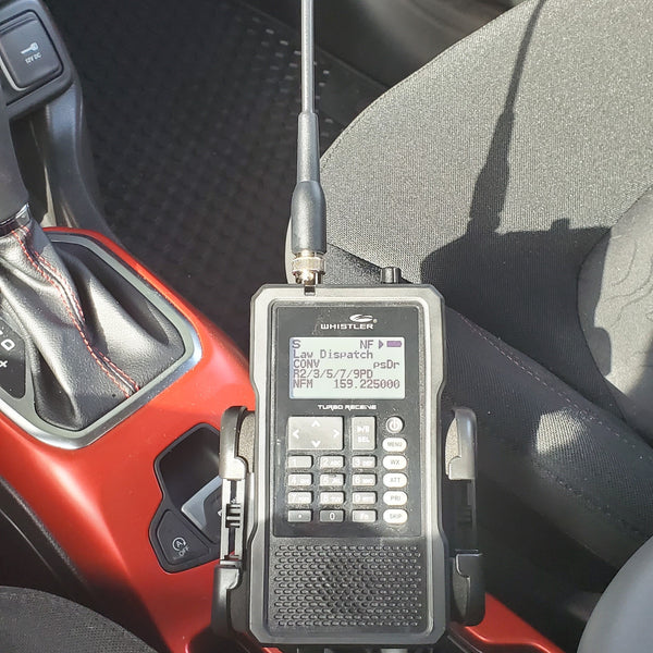 Vehicle Mount for Police Scanner | Cup or Windshield Hands Free