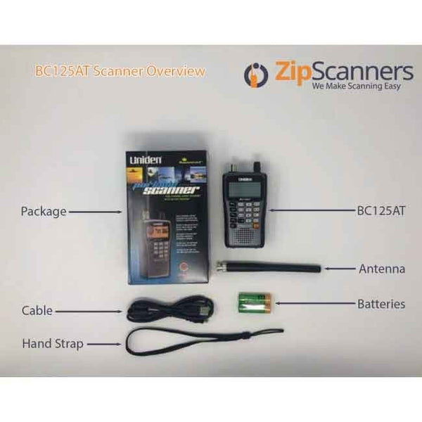 BC125AT Police Scanner | Uniden Analog Handheld Scanner
