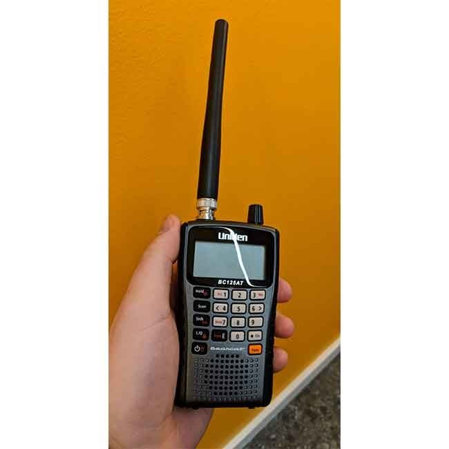 BC125AT Police Scanner Uniden Analog Handheld Scanner