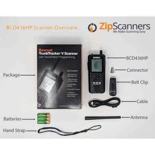 BCD436HP Police Scanner | Uniden Digital Handheld Scanner