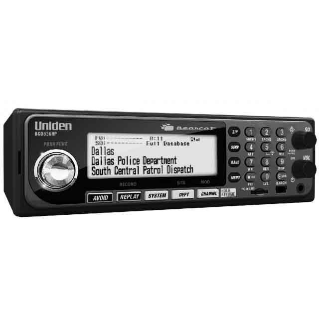 BCD536HP Police Scanner Uniden Digital Base/Mobile Scanner