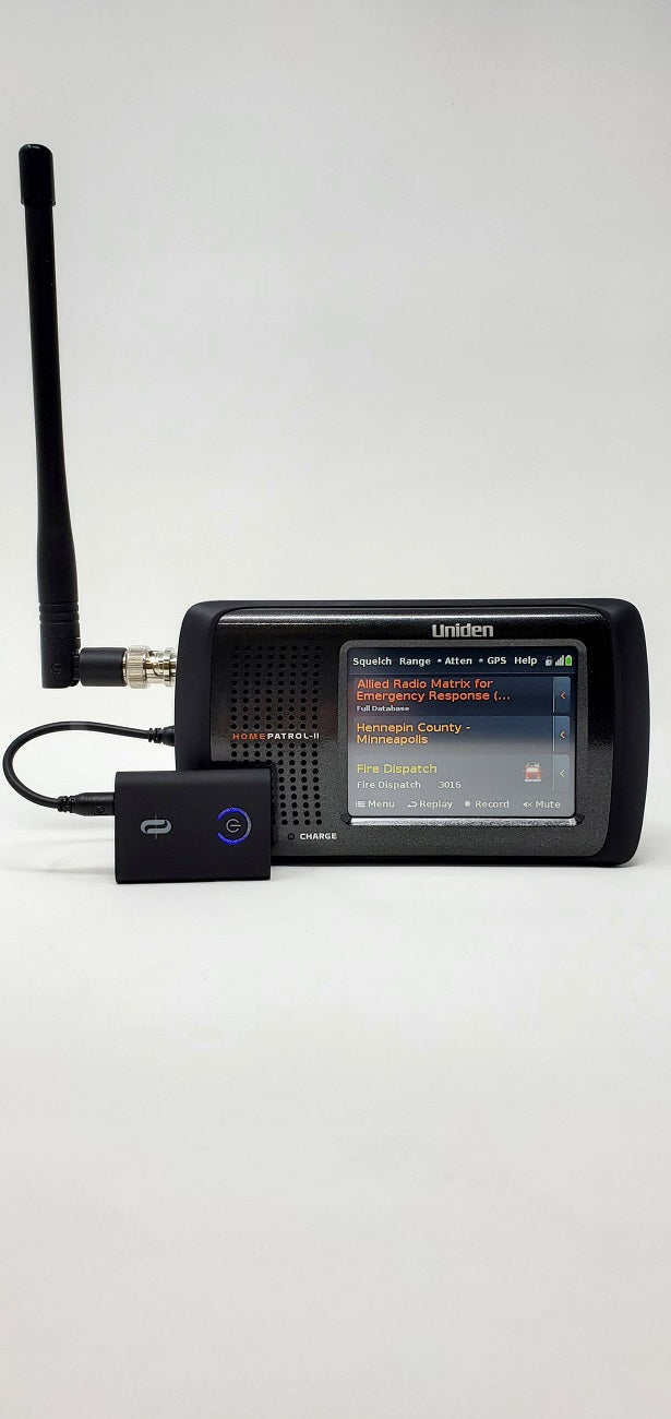 Bluetooth Receiver  Bluetooth Enable Any Police Scanner Radio