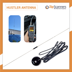 Hustler Vehicle Magnet Mount Antenna for Police Scanners Zip Scanners
