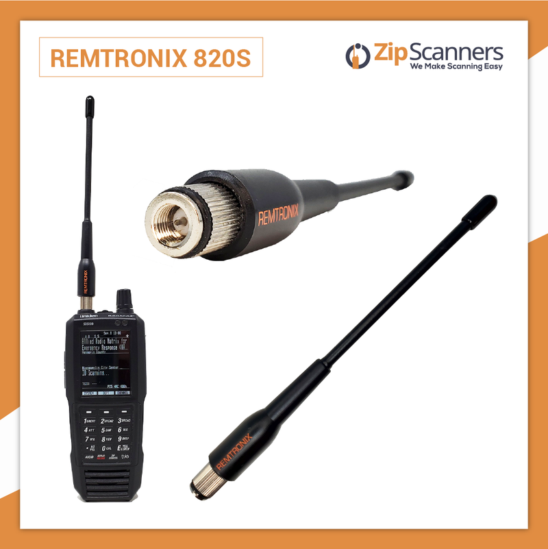 Remtronix Police Scanner Antenna On Set 700-800mHz 820S Zip Scanners