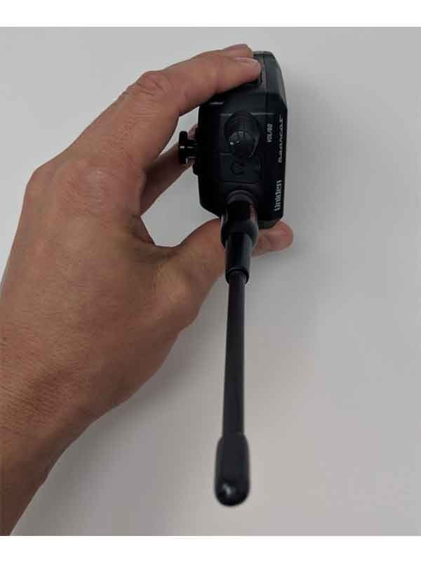 SDS100 Police Scanner Uniden Digital Handheld Scanner back remtronix antenna device with remtronix antenna side