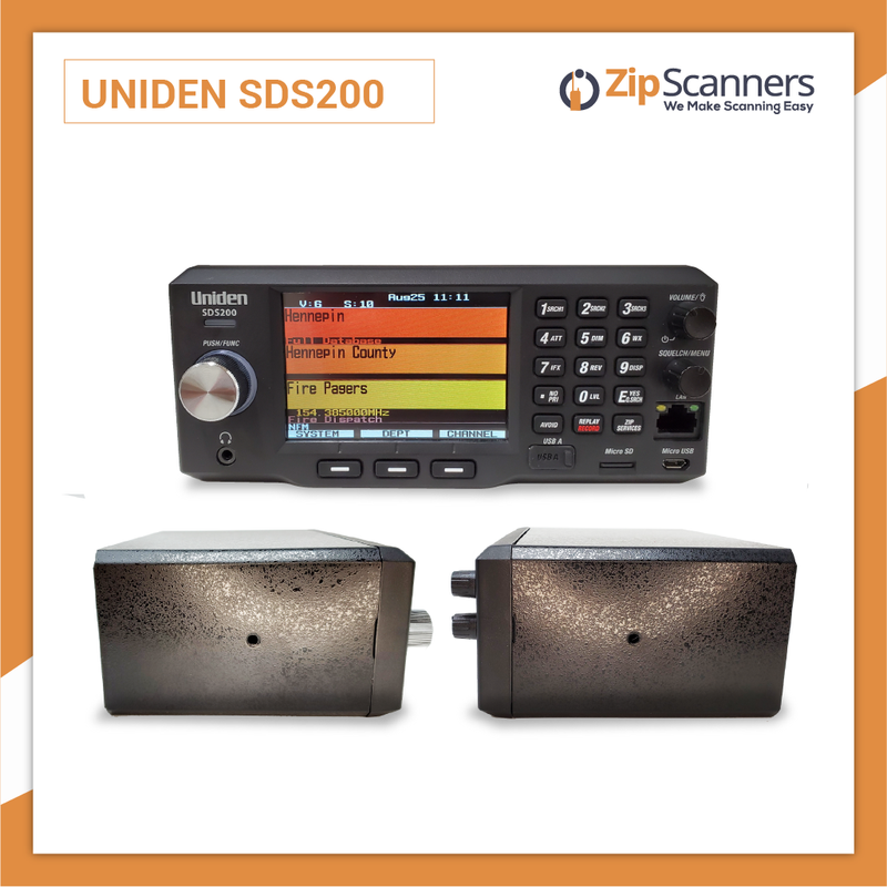 SDS200 Police Scanner Uniden Digital Base Mobile Scanner Zip Scanners