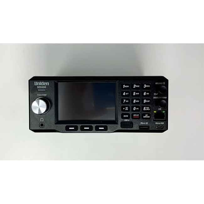 SDS200 Police Scanner Uniden Digital Base/Mobile Scanner face