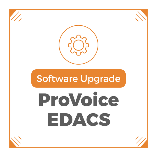 Software Upgrade ProVoice EDACS