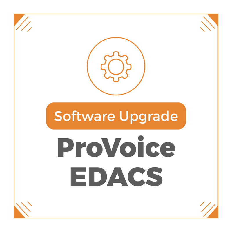 Software Upgrade ProVoice EDACS