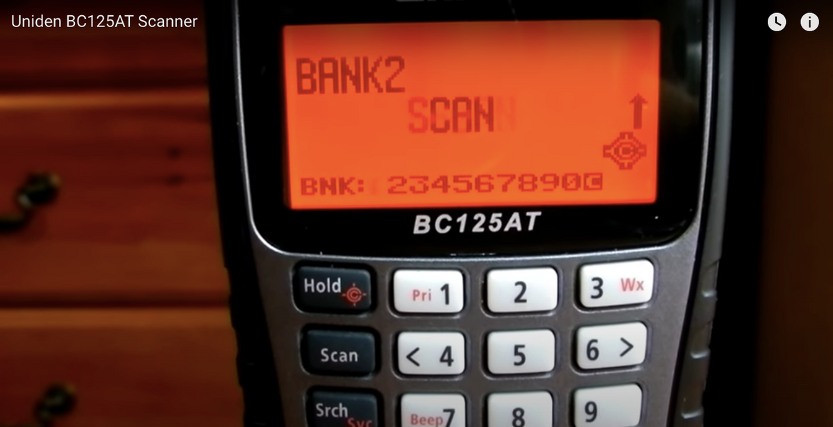 BC125AT Police Scanner | Uniden Analog Handheld Scanner
