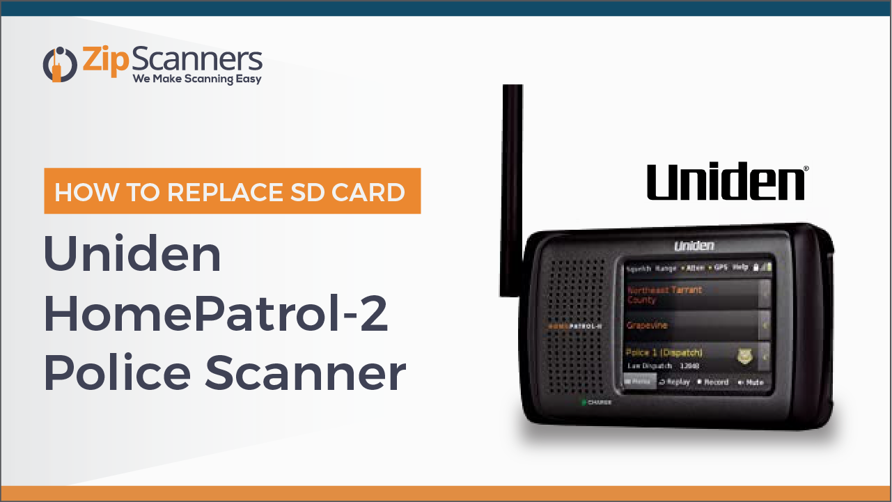 Police Scanner Memory Card | SD Card for Digital Scanners