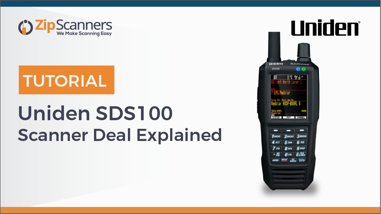 Police Scanner Deal Best Scanner + FREE Programming Uniden SDS100