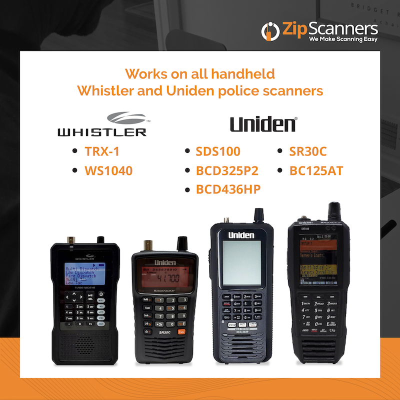 Desktop Stand for Handheld Police Scanner Radios | Uniden & Whistler