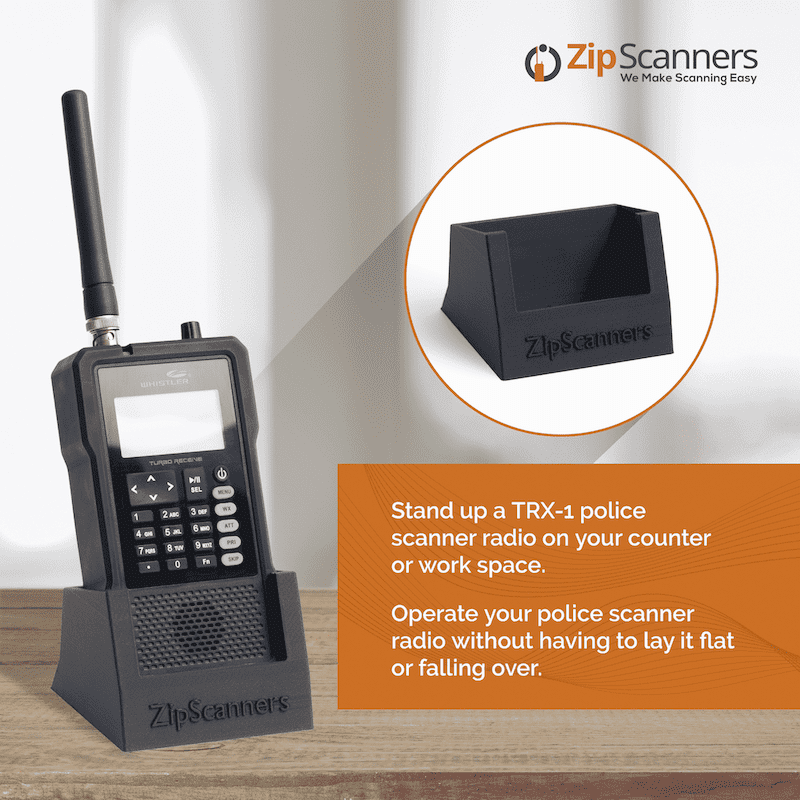 Desktop Stand for Handheld Police Scanner Radios | Uniden & Whistler